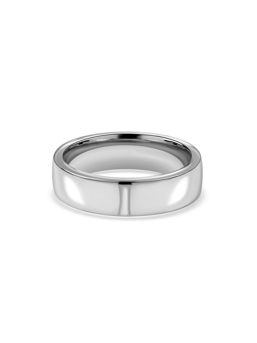 Dual Gemstone Gold Band Ring