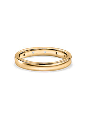 Pure Shine Bezel Lab Grown Diamond Gold Ring