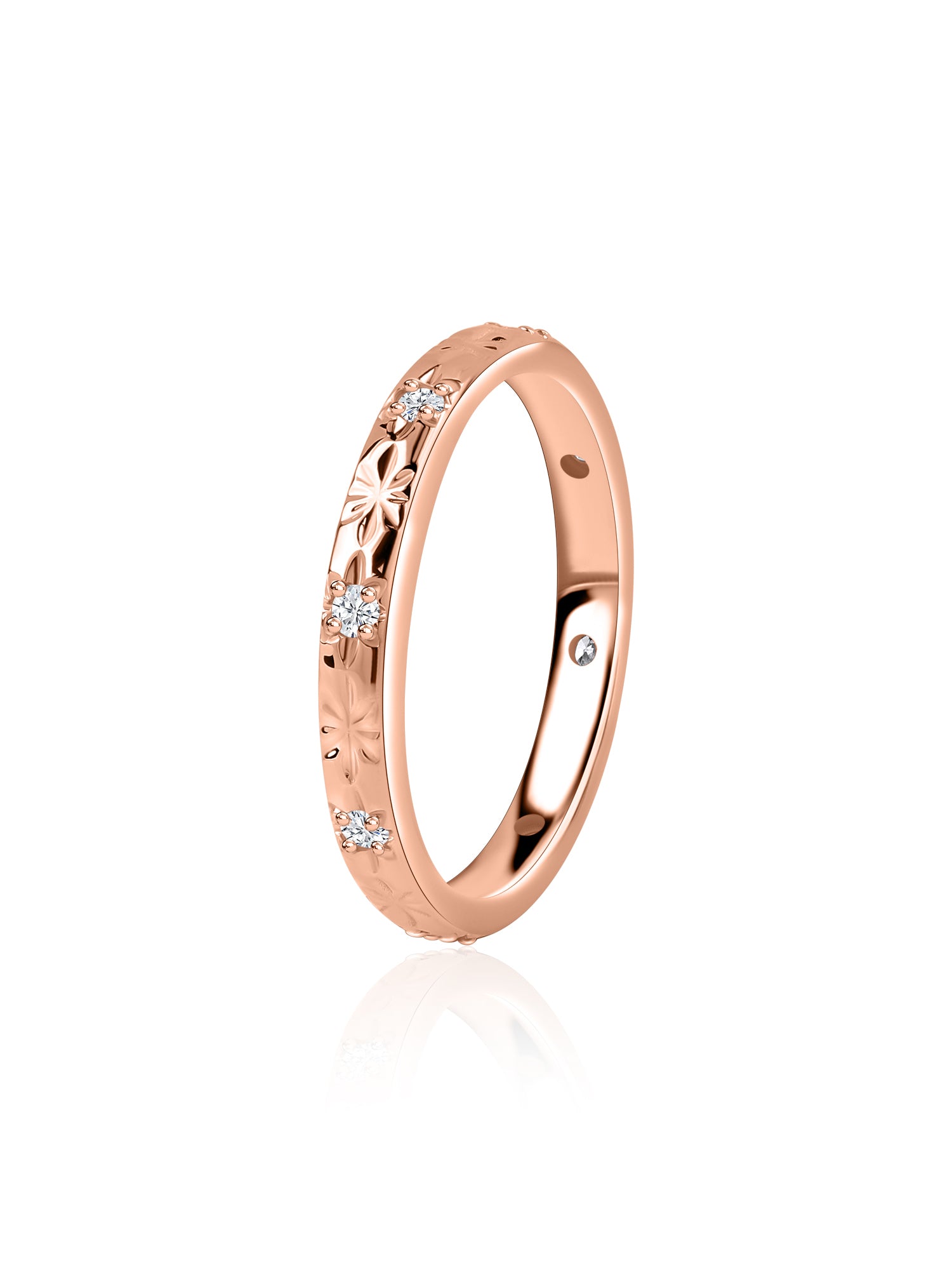 Whisper Shine Lab Grown Diamond Gold Band