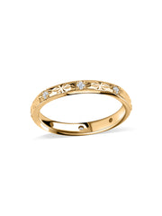 Whisper Shine Lab Grown Diamond Gold Band