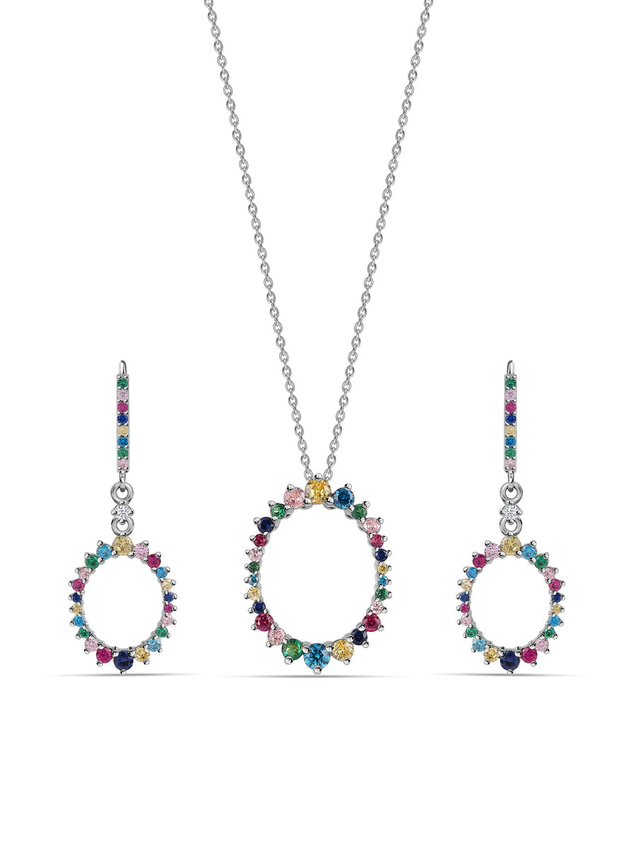 Colors of Love Silver Set For Women
