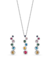 Love is Bubbly Silver Set For Women