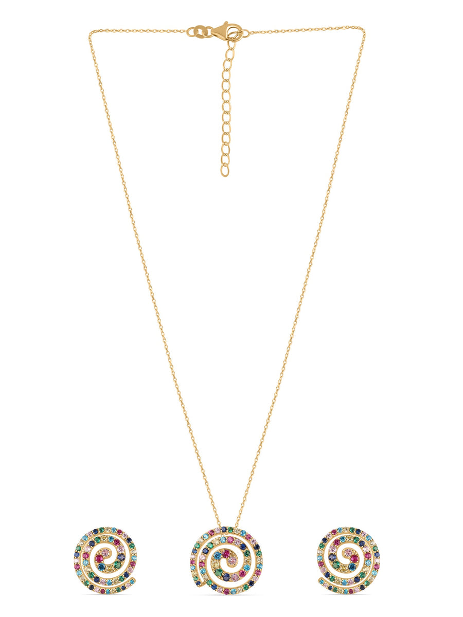 Love Circles Gold Set For Women