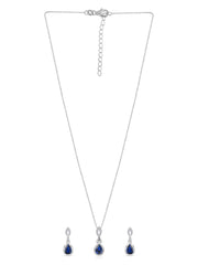 Sapphire Drop Set For Women