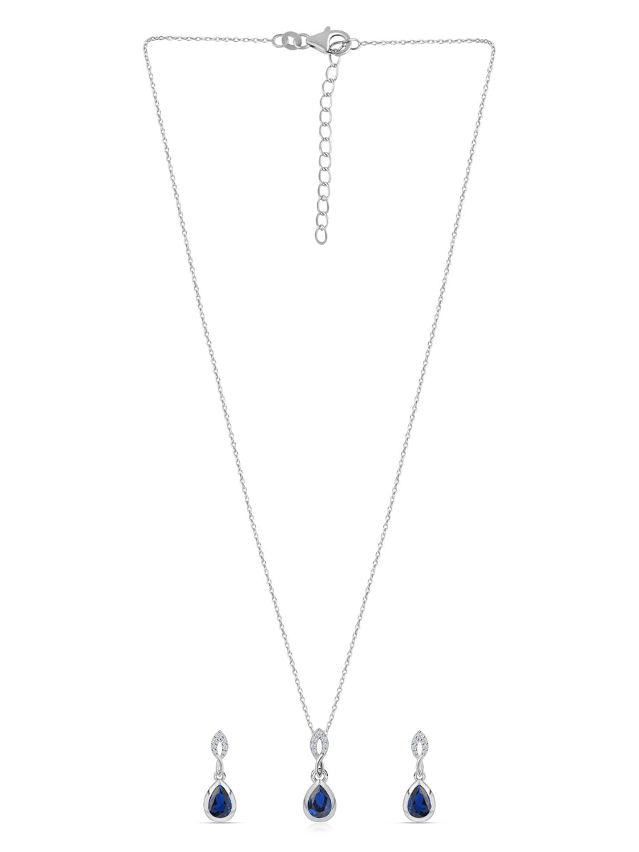 Sapphire Drop Set For Women