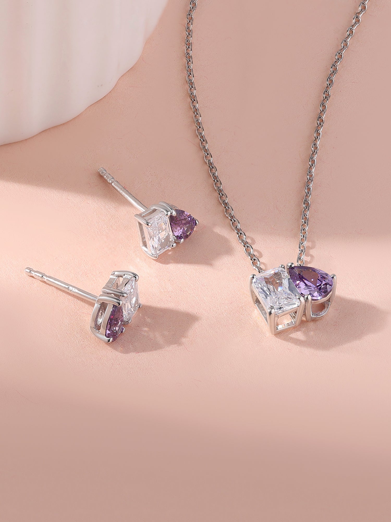 Togetherness Toi Et Moi Amethyst Set