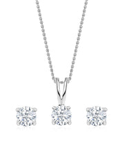 American Diamond 2 Carat Solitaire Set-10