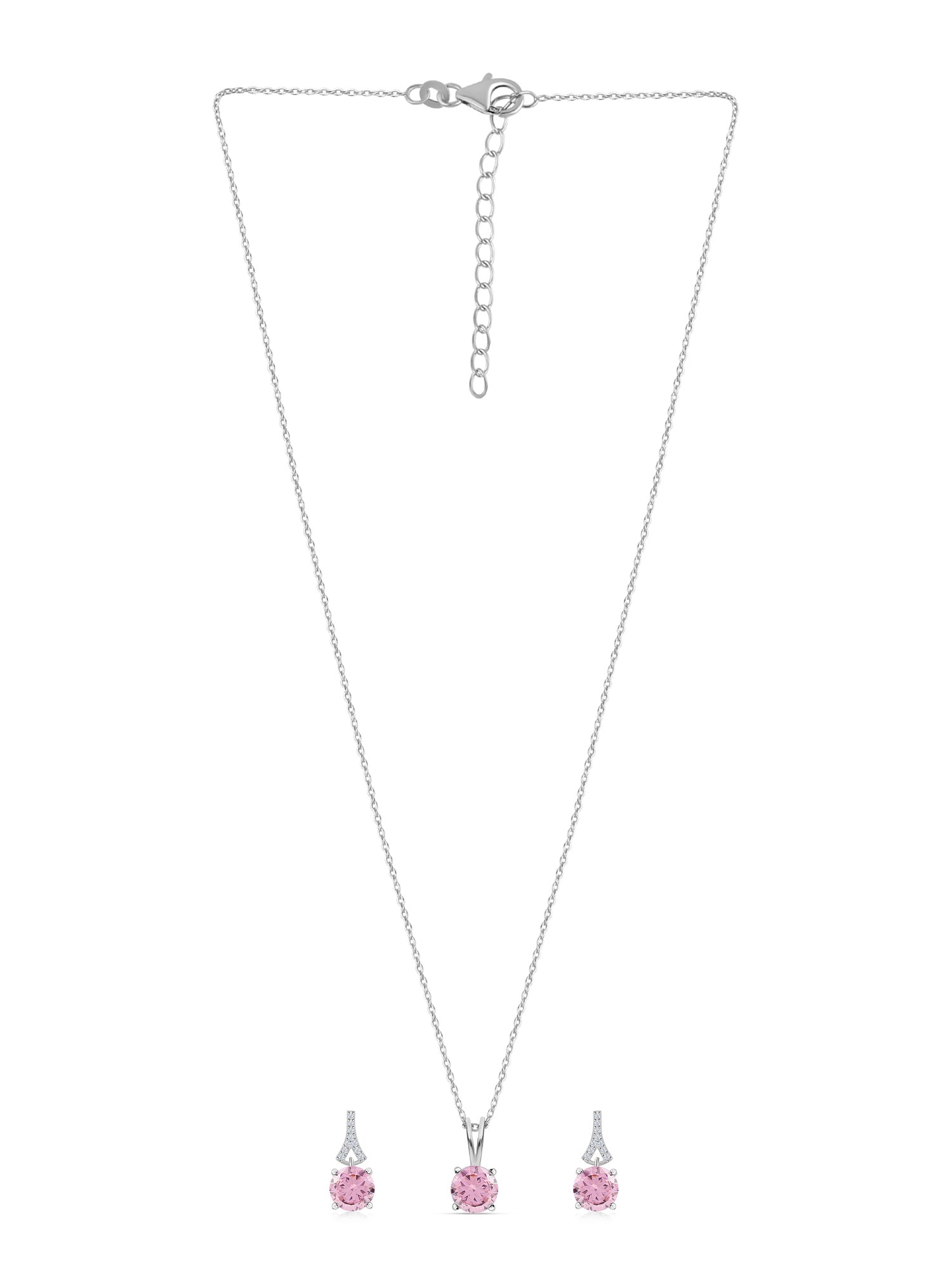 Pink Solitaire Set For Women