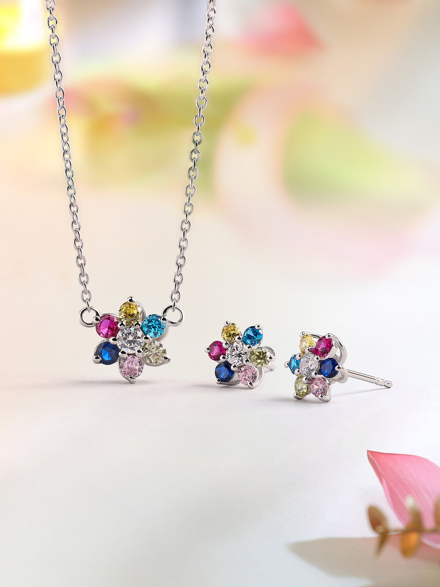 Love Colors Silver Set For Women