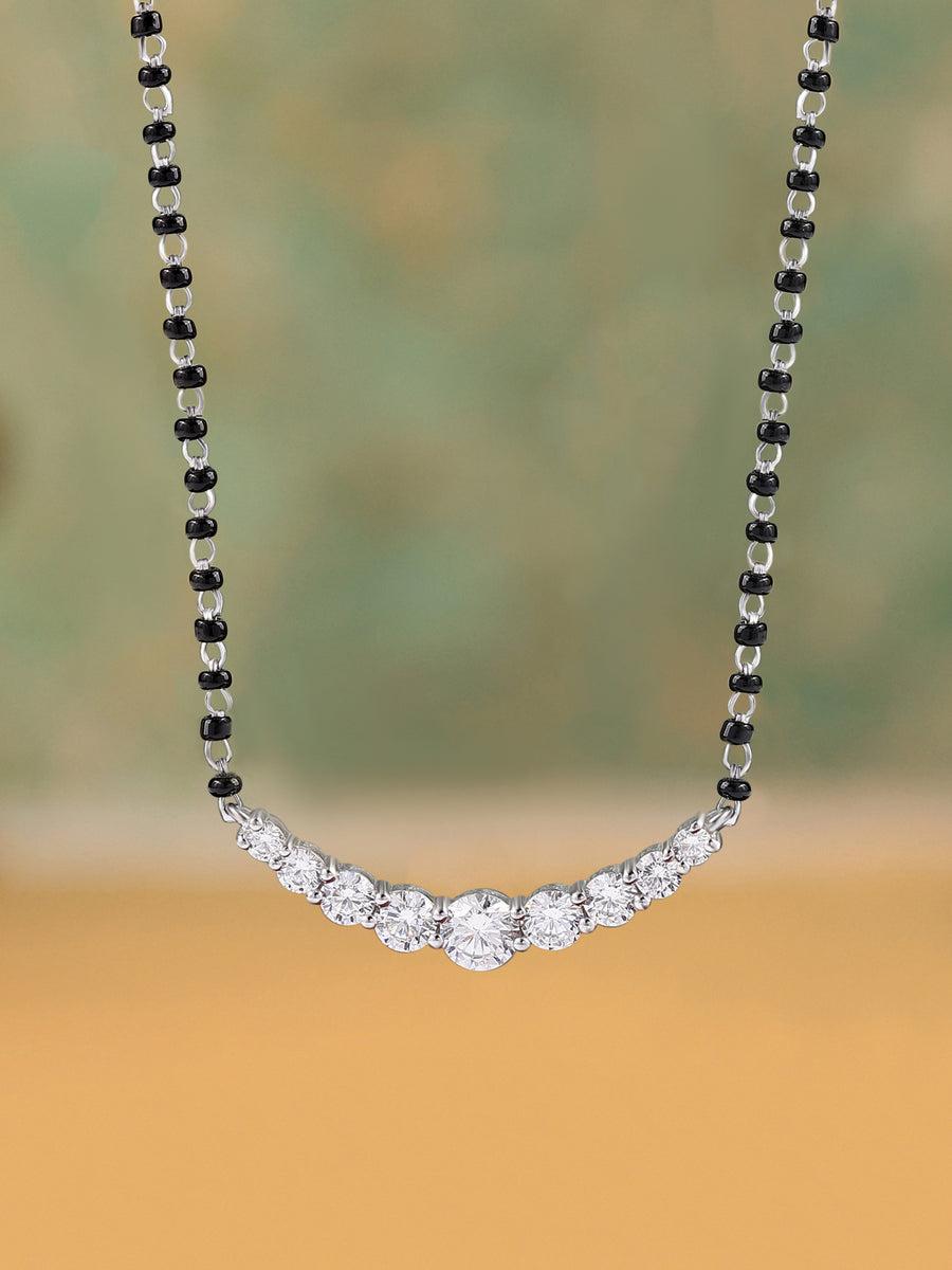 Ornate Jewels Nine Stone Mangalsutra