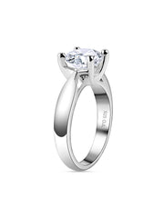 2 Carat Single Solitaire Stone Ring