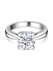 2 Carat Single Solitaire Stone Ring