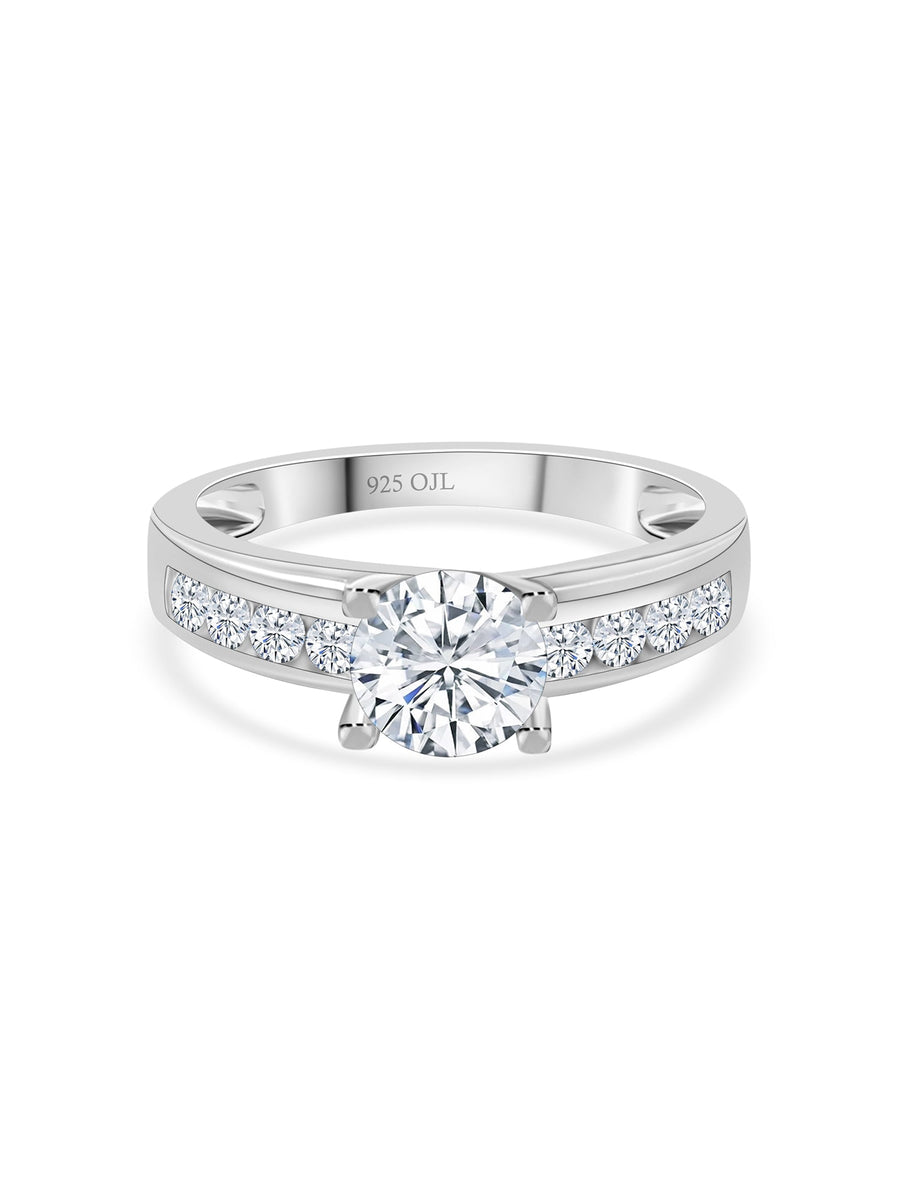 1 Carat Single Solitaire Engagement Ring For Women