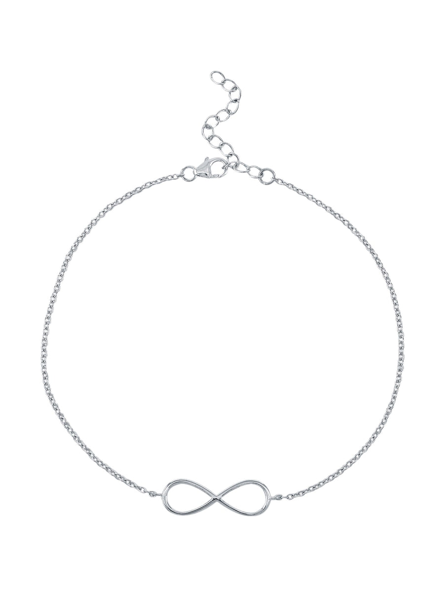 INFINITY DESIGN PURE SILVER ANKLET