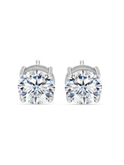2 Carat Solitaire Studs For Women-7