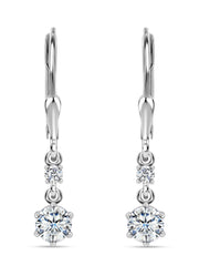 Ornate Jewels Solitaire Dangle Drop Earrings For Women