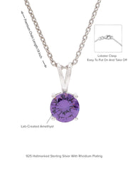 DAILY WEAR AMETHYST PENDANT