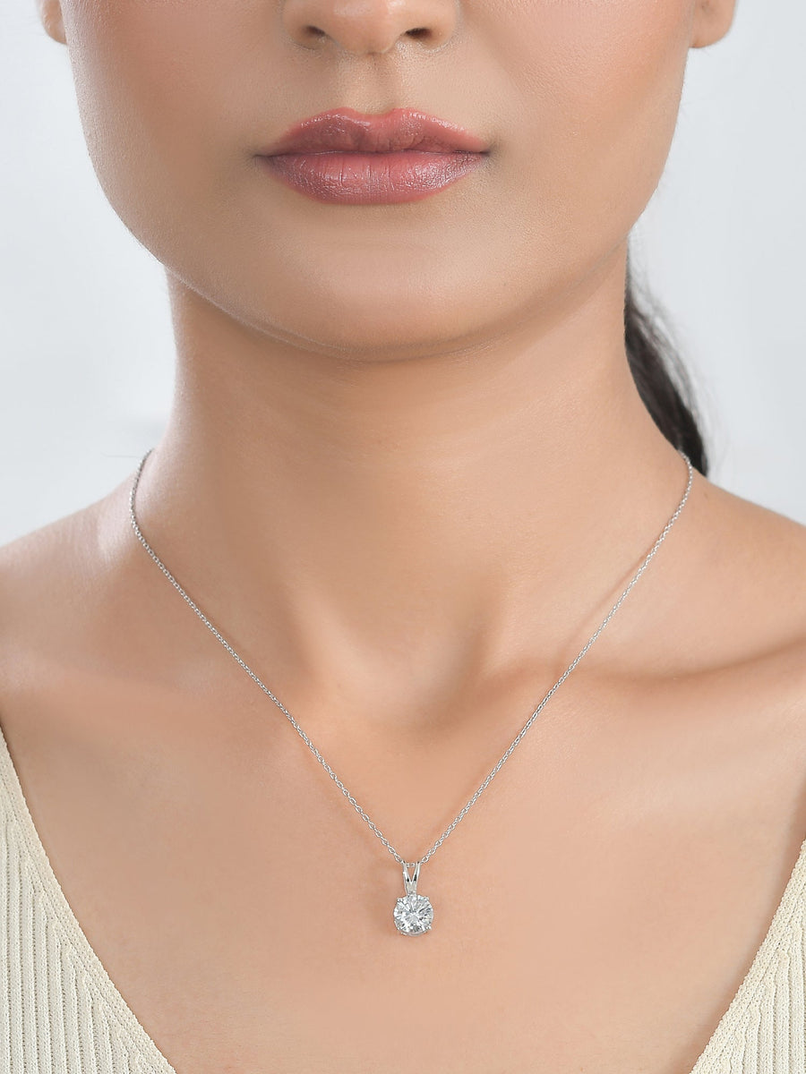 Daily Wear 2 Carat Solitaire Pendant