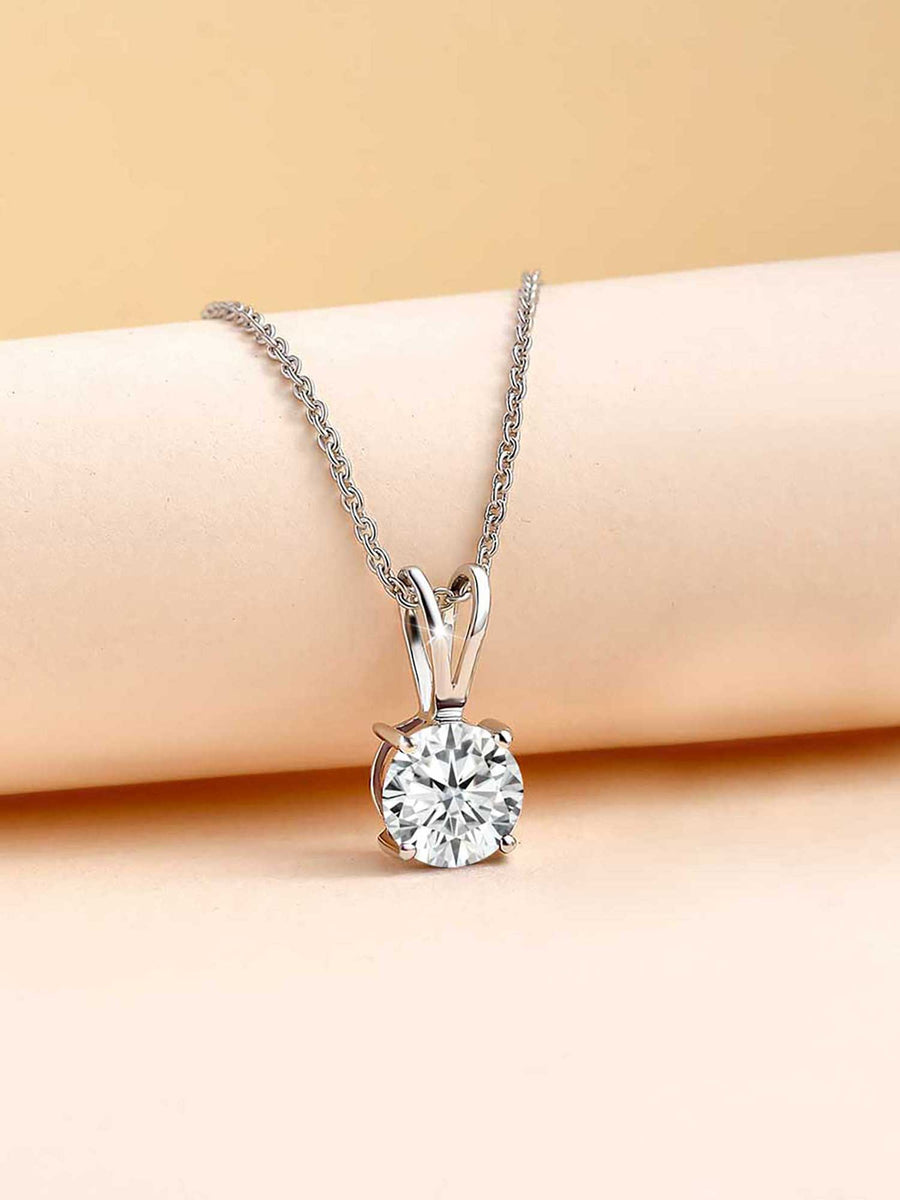 0.50 Carat Solitaire Pendant For Women