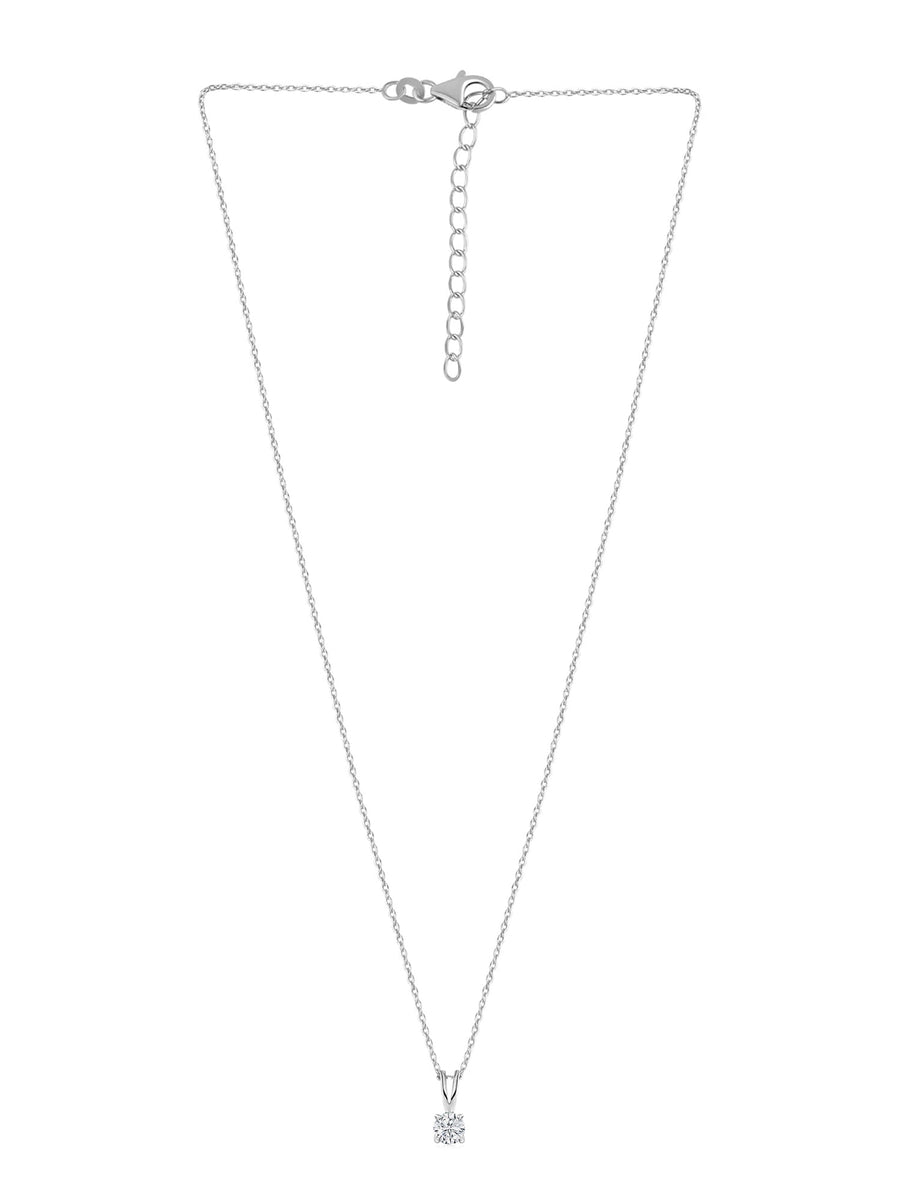 0.50 Carat Solitaire Pendant For Women
