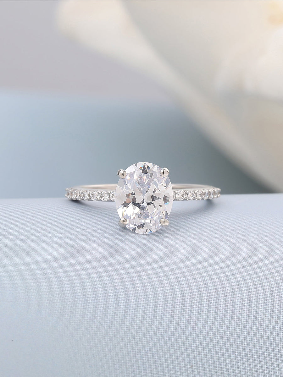 Ornate Jewels 4.5 Carat Solitaire Ring For Women