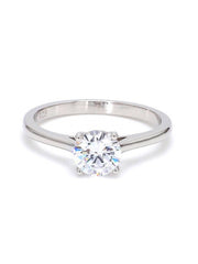 0.75 Carat American Diamond, Solitaire Silver Ring for Daily Use | Promise Ring