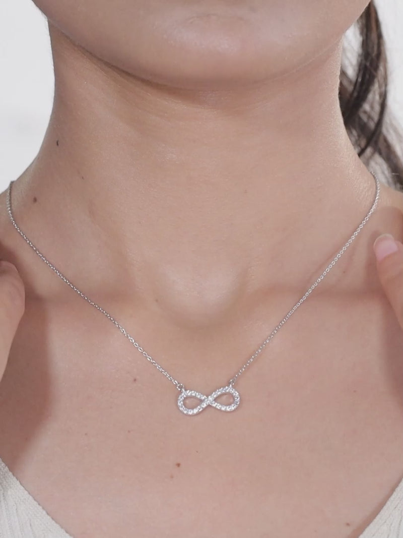 Infinity Design Pendant For Women With Chain