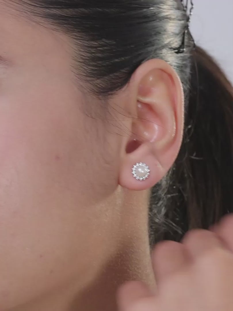 Girls' Pearl Earrings