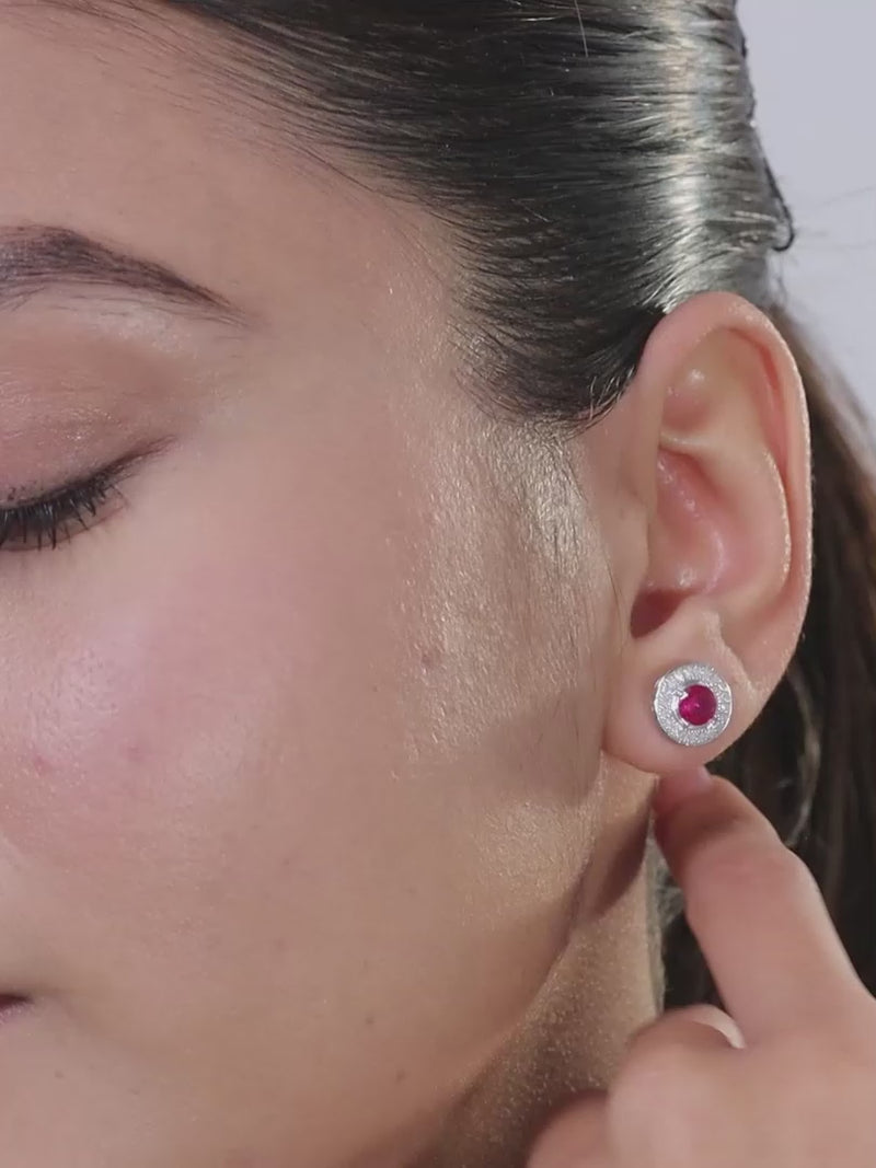 Ruby Studs for girl